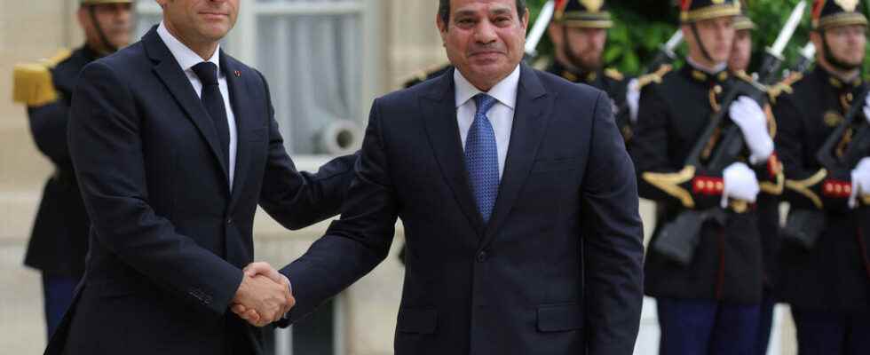 President Sissi received at the Elysee to deepen the partnership