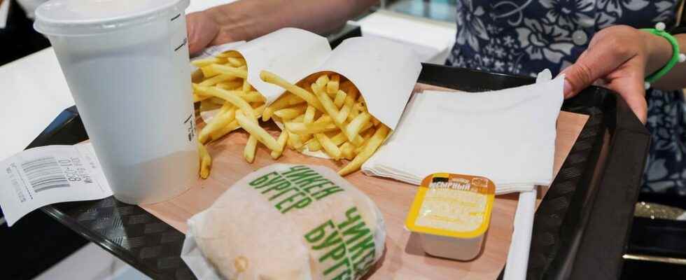 Russian McDonalds has a shortage of french fries