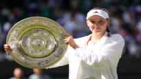 Russian born Jelena Rybakina won the first grand slam of her