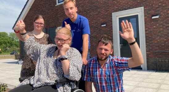 Sixteen young people live on a care estate in Vianen