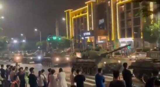The bank crisis is growing in China The tanks were