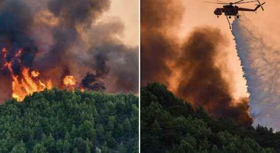 The fires are raging in Greece – hundreds evacuated