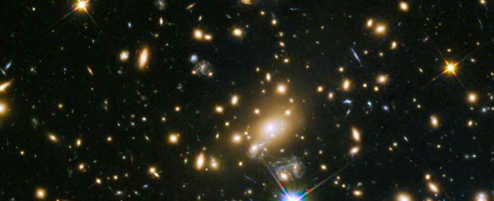 This is the most distant rotating galaxy ever observed