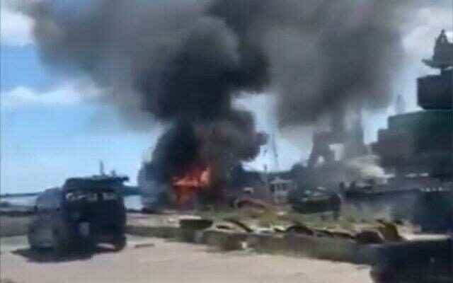 Ukraine announced Attack on Odessa port from Russia It happened