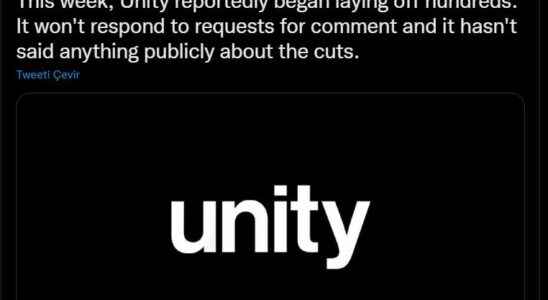 Unity parted ways with hundreds of employees