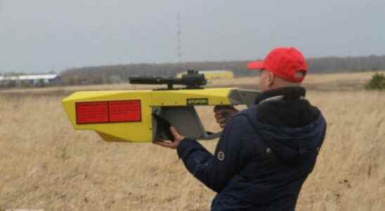 War in Ukraine the Stupor an electromagnetic anti drone rifle used