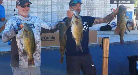 Winning team catches 50 plus pounds of bass to earn Canadian