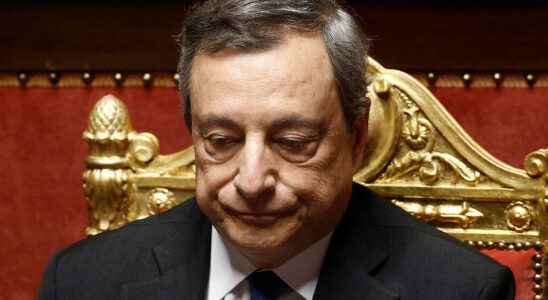 after too weak a vote of confidence Mario Draghi should