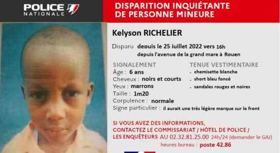 disappeared for three days in Rouen his description