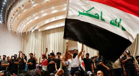 pro Sadr protesters occupy parliament