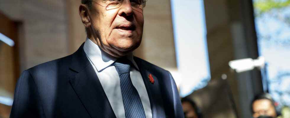 the head of Russian diplomacy Sergei Lavrov expected in the