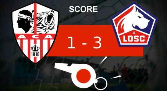 AC Ajaccio Lille Lille OSC did the right thing
