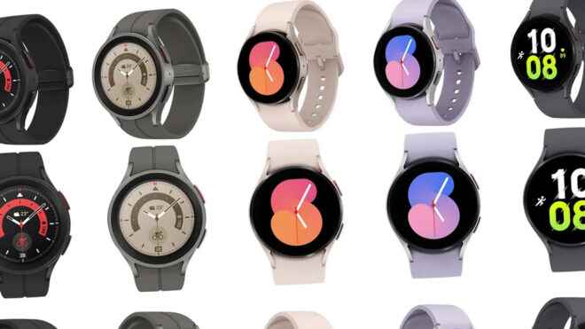 Ambitious details leaked from the Samsung Galaxy Watch5 series