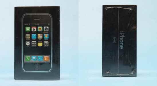 An original iPhone sold at auction for exorbitant prices