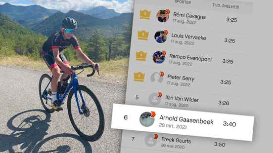 Arnold smashed his bicycle record due to test drive Vuelta