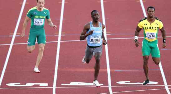 Batswana Letsile Tebogo faster and stronger over 100m