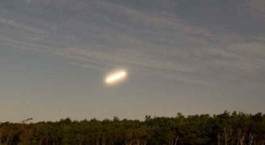 Bright light in the sky It was a rocket launch