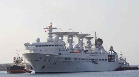 Chinese ship accused of espionage Sri Lanka at the heart
