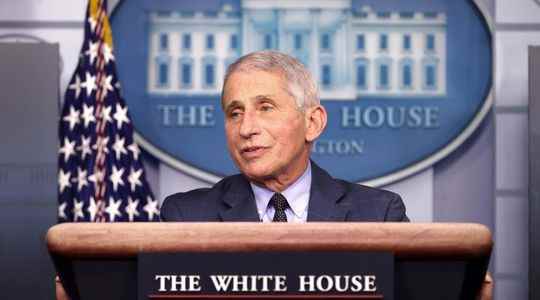 Departure of Anthony Fauci the balance sheet of Mr Covid 19
