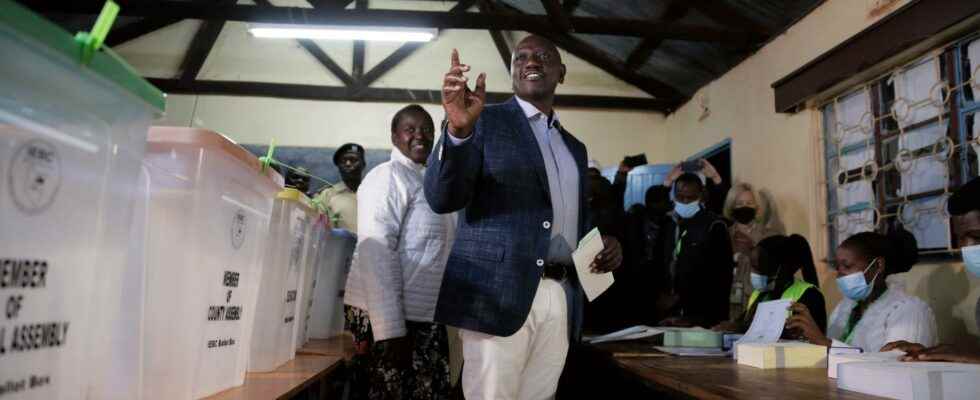 Disputed results in Kenyas presidential election
