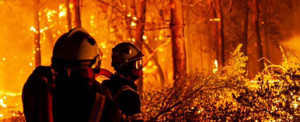In Gironde firefighters supported by European reinforcements stop the progression