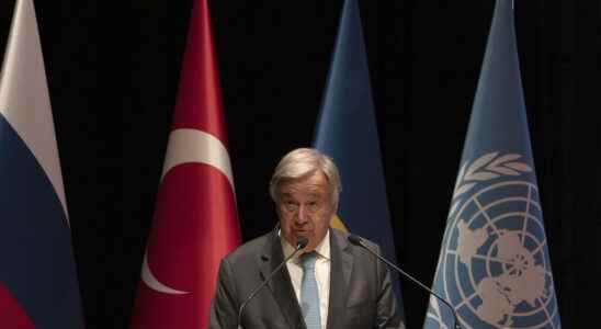 In Istanbul Antonio Guterres calls for the return of Russian