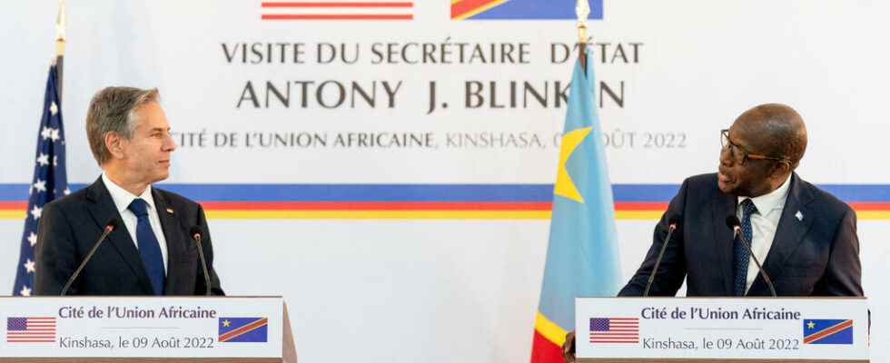 In Kinshasa Anthony Blinken defends the territorial integrity of the