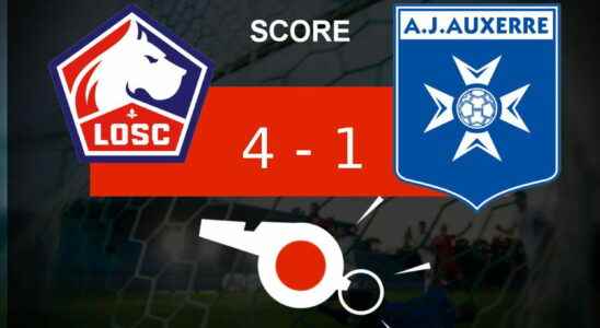 Lille AJ Auxerre the correction for AJ Auxerre 4 1