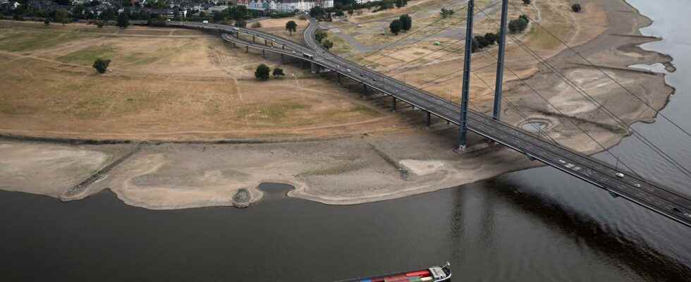 Low water levels in the Rhine threaten German industry