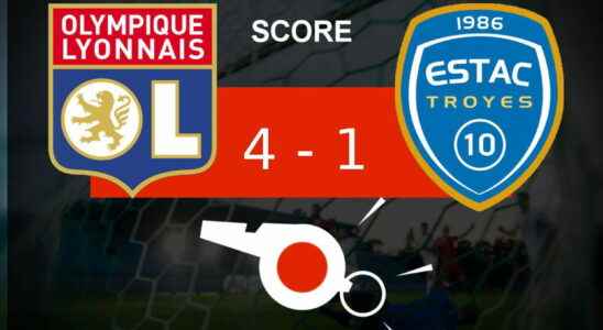 Lyon Troyes Olympique Lyonnais wins with a nice score