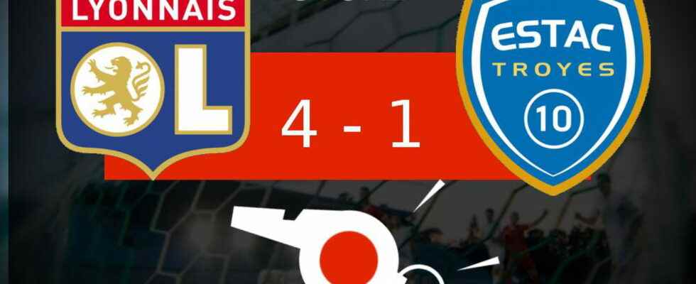 Lyon Troyes Olympique Lyonnais wins with a nice score