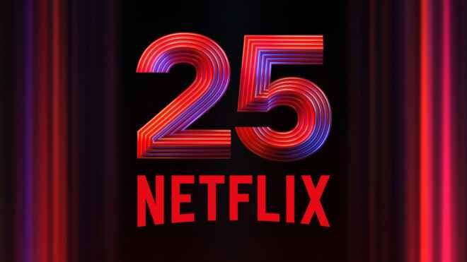 Netflix the leader of its field celebrates its 25th anniversary