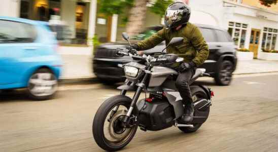 New electric motorcycle with assertive details Ryvid Anthem LOG