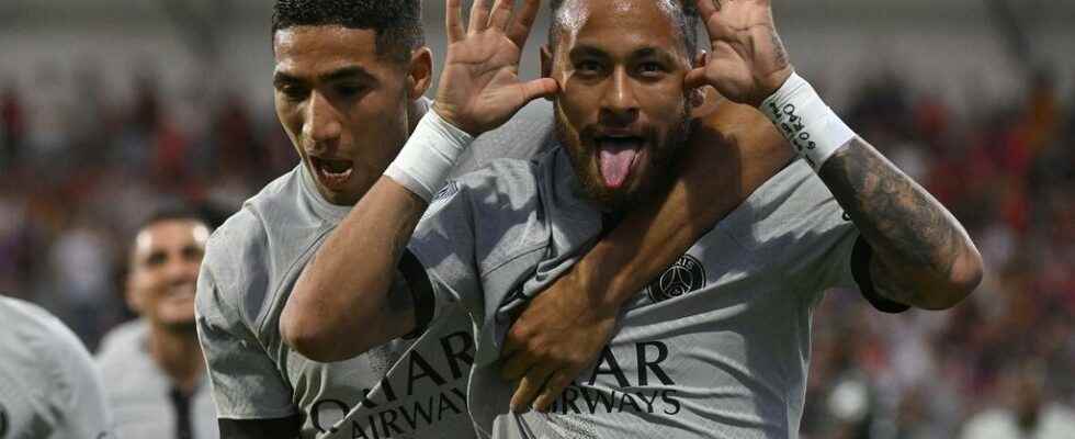 Neymar Messi and PSG version Galtier start very strong