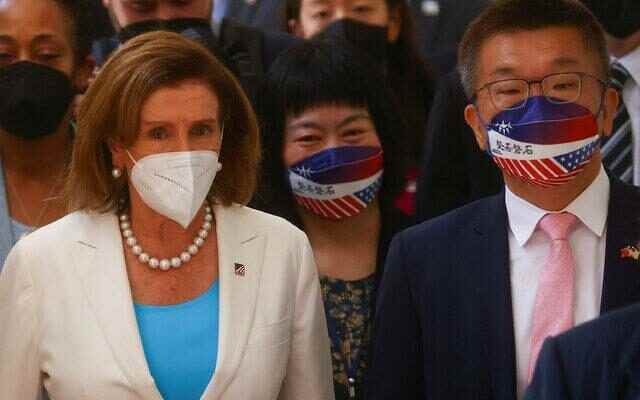 Pelosi has landed in Taiwan Threat from China to the