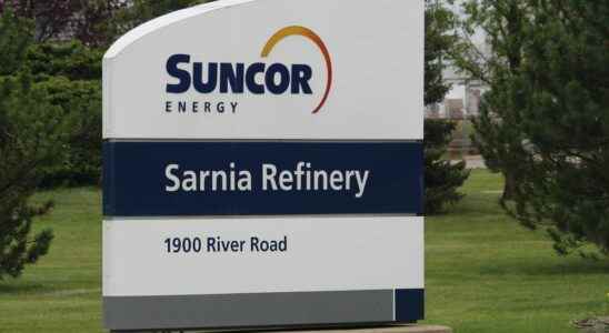 Sheen reported after Suncor sewer overflow