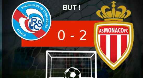 Strasbourg Monaco AS Monaco double the gap the match