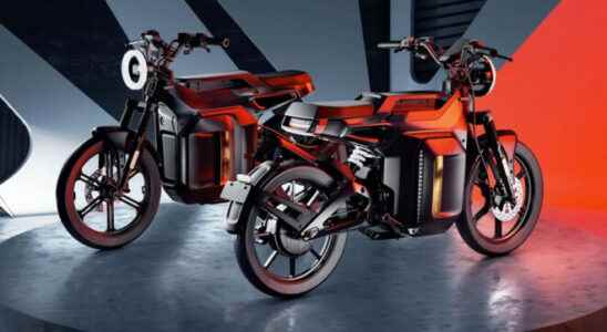 Stylish design electric motorcycle like bike from NIU