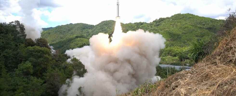 Taiwan China tensions missiles fired pressure or risk of war