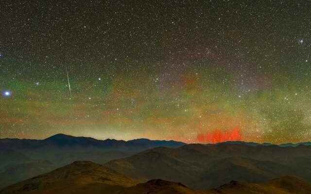 The red fairy seen in Chile was stunned It rarely