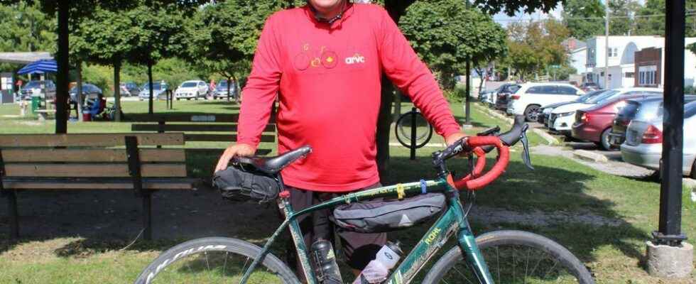 Waterford mans cross country bike ride brings attention to little known
