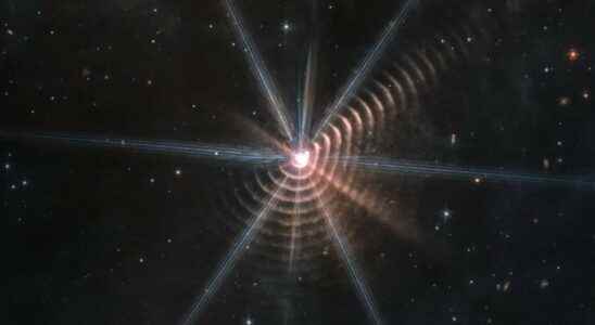 What is this mysterious star photographed by the James Webb