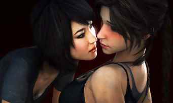 a homosexual relationship for Lara Croft The players