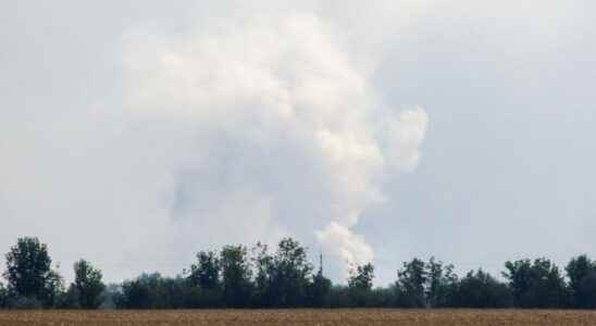 explosion of ammunition in a Russian base Russia denounces Ukrainian