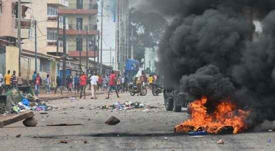 two dead in Conakry during a demonstration against the ruling