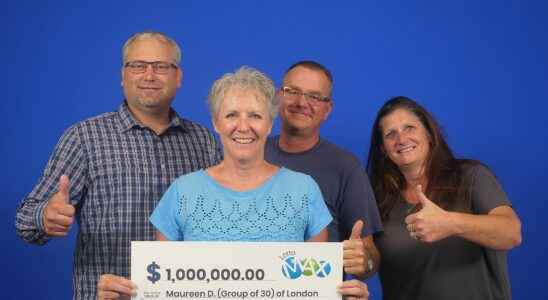 30 person group wins 1 million Lotto Max prize