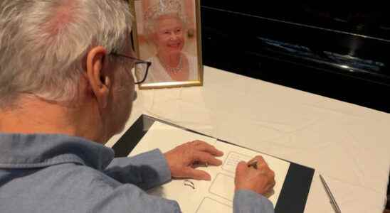 Anglophone Trinity Church visitors mourn Queen Elizabeth She was a