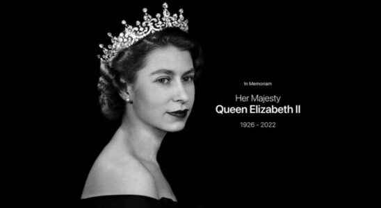 Apple brings Queen Elizabeth II to its homepage