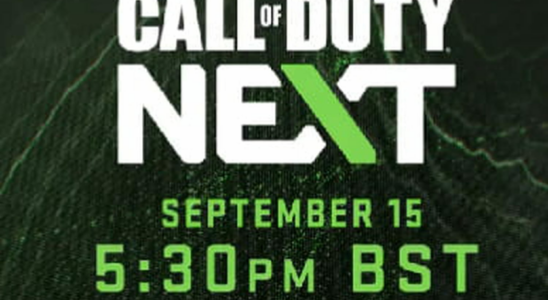 Call of Duty Next time program games… The detailed conference