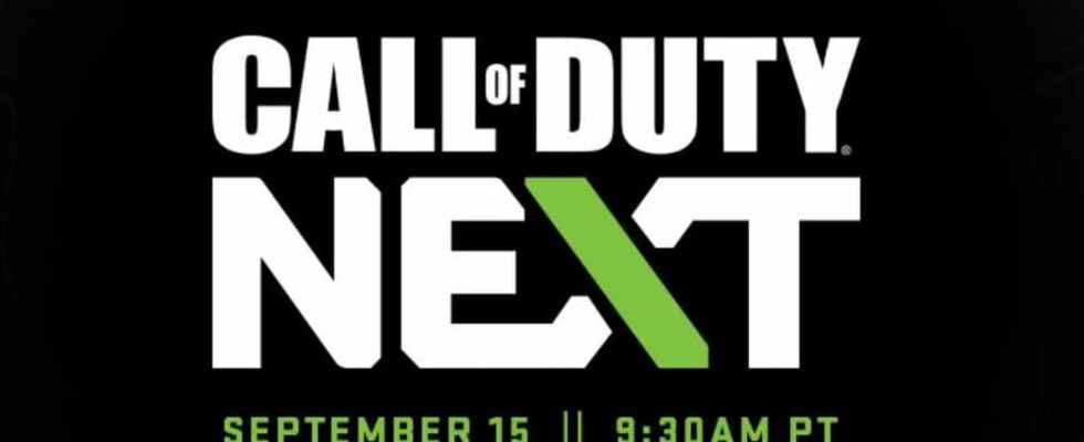 Call of Duty Next where to watch the conference live